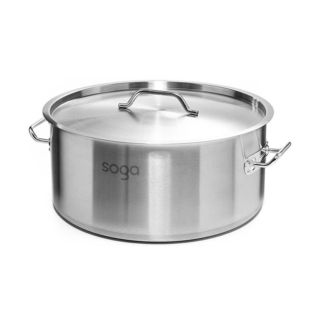 Stainless Steel Wide Stockpot