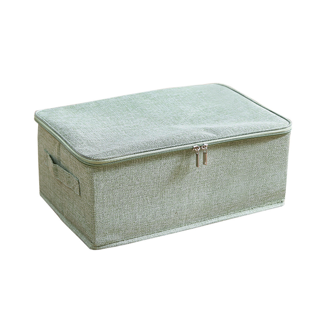 Portable Double Zipper Storage Box