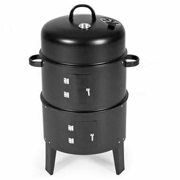 Barbecue Smoker Outdoor Charcoal 3-In-1
