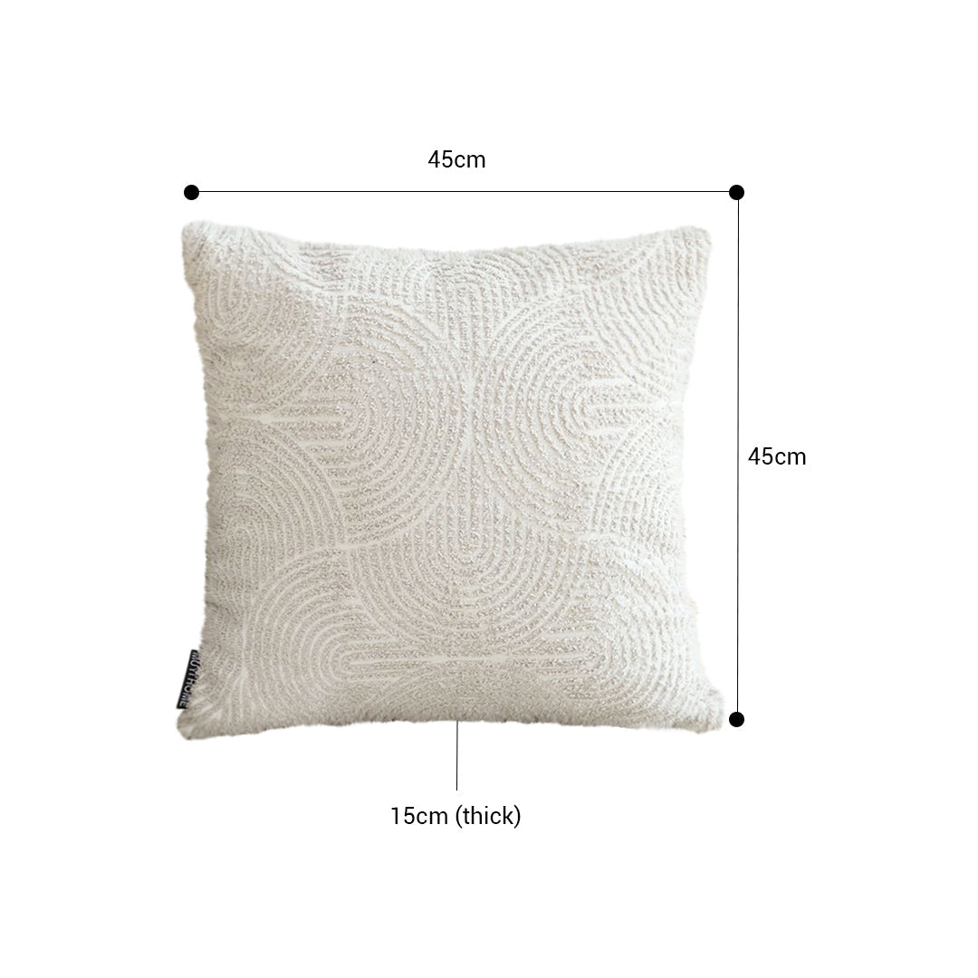 Raised Pattern Throw Pillow