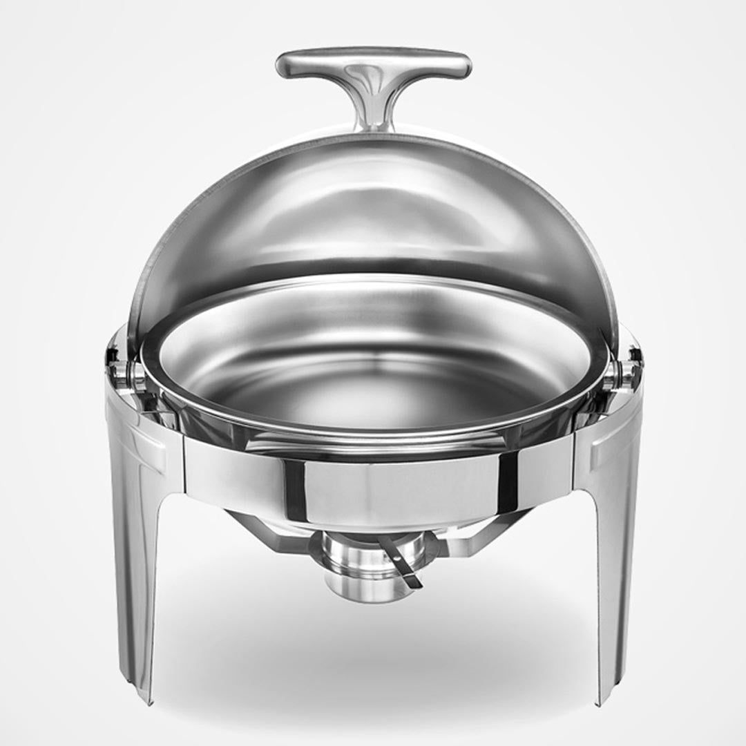 Round Roll Top Chafing Dish