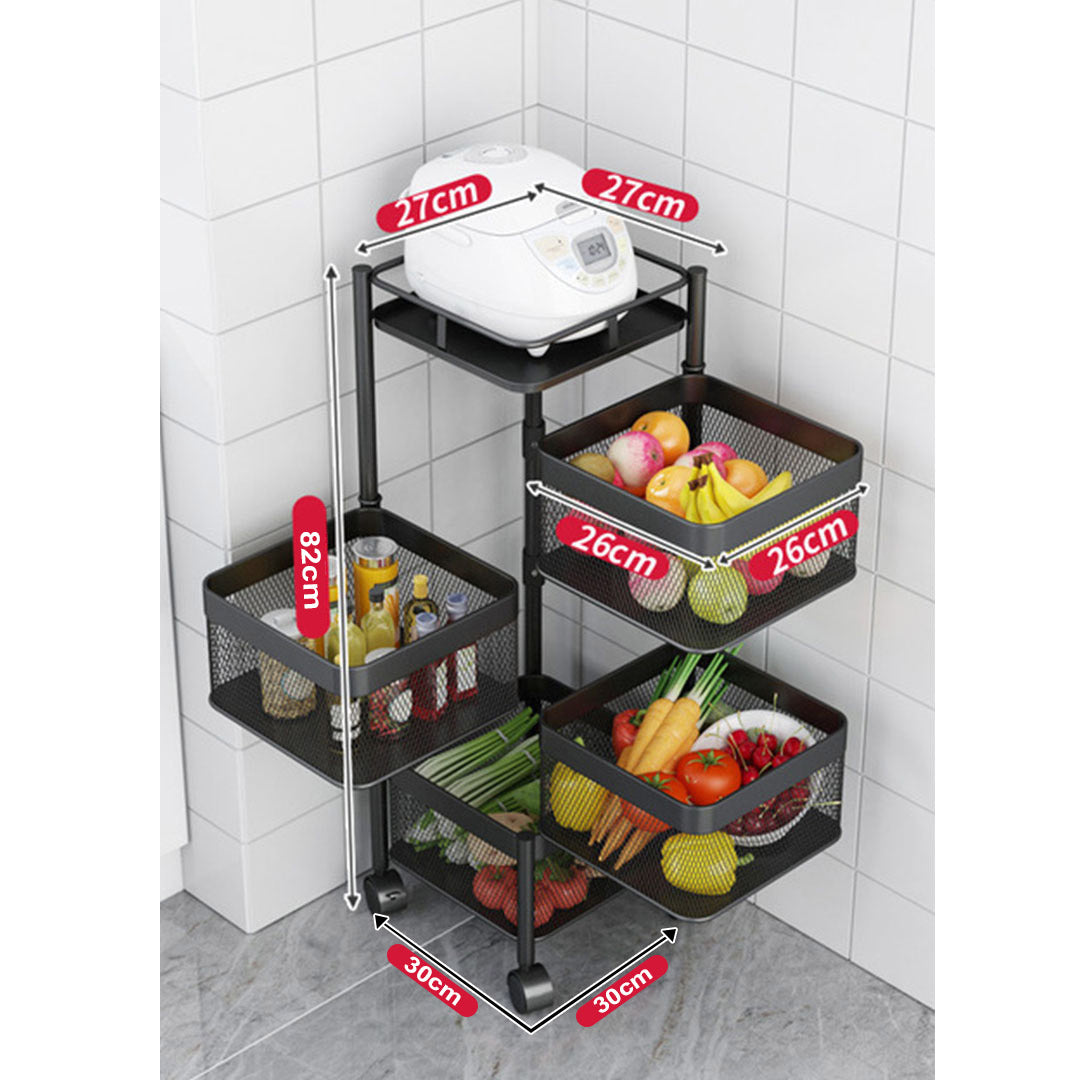 Kitchen Cart Organiser with Wheels