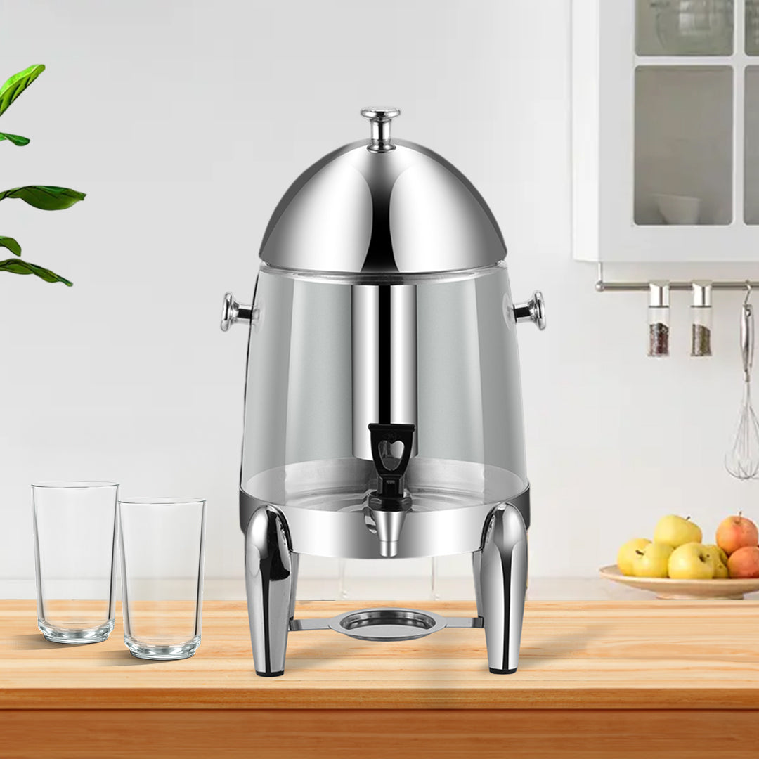 12L Silver Beverage Dispenser