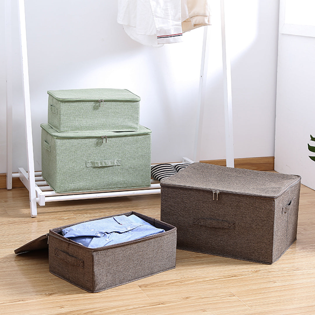 Zipper Box Portable Double Zipper Storage Box – Simple Mart Home Essentials