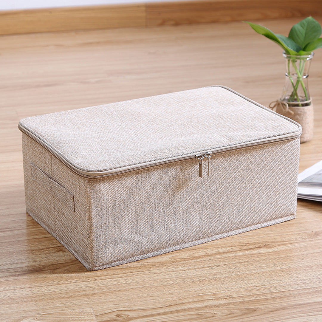 Portable Double Zipper Storage Box