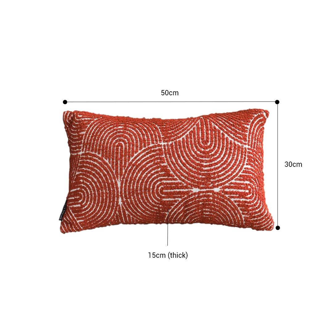 Raised Pattern Throw Pillow