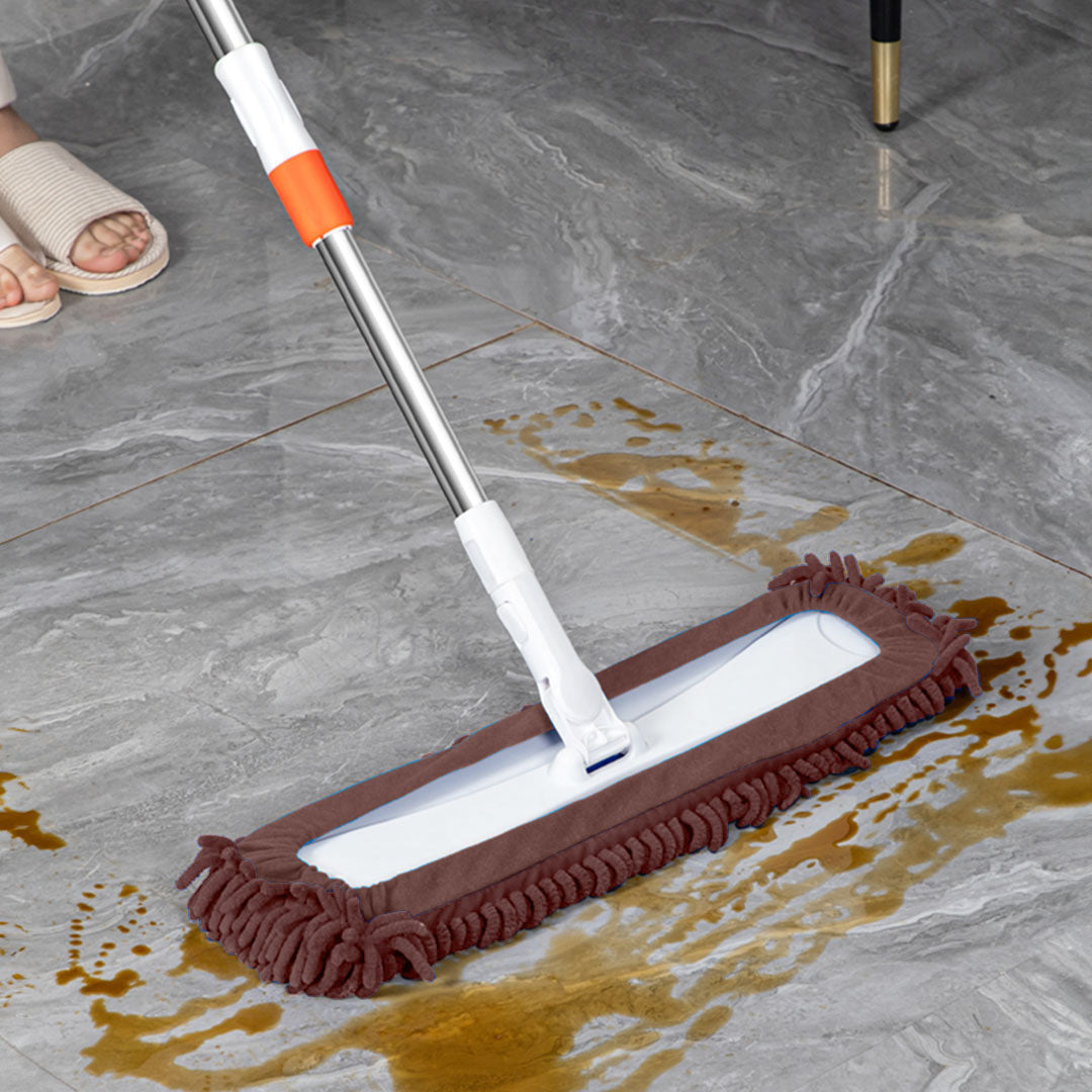 Coffee Microfiber Flat Mop (4 pcs)