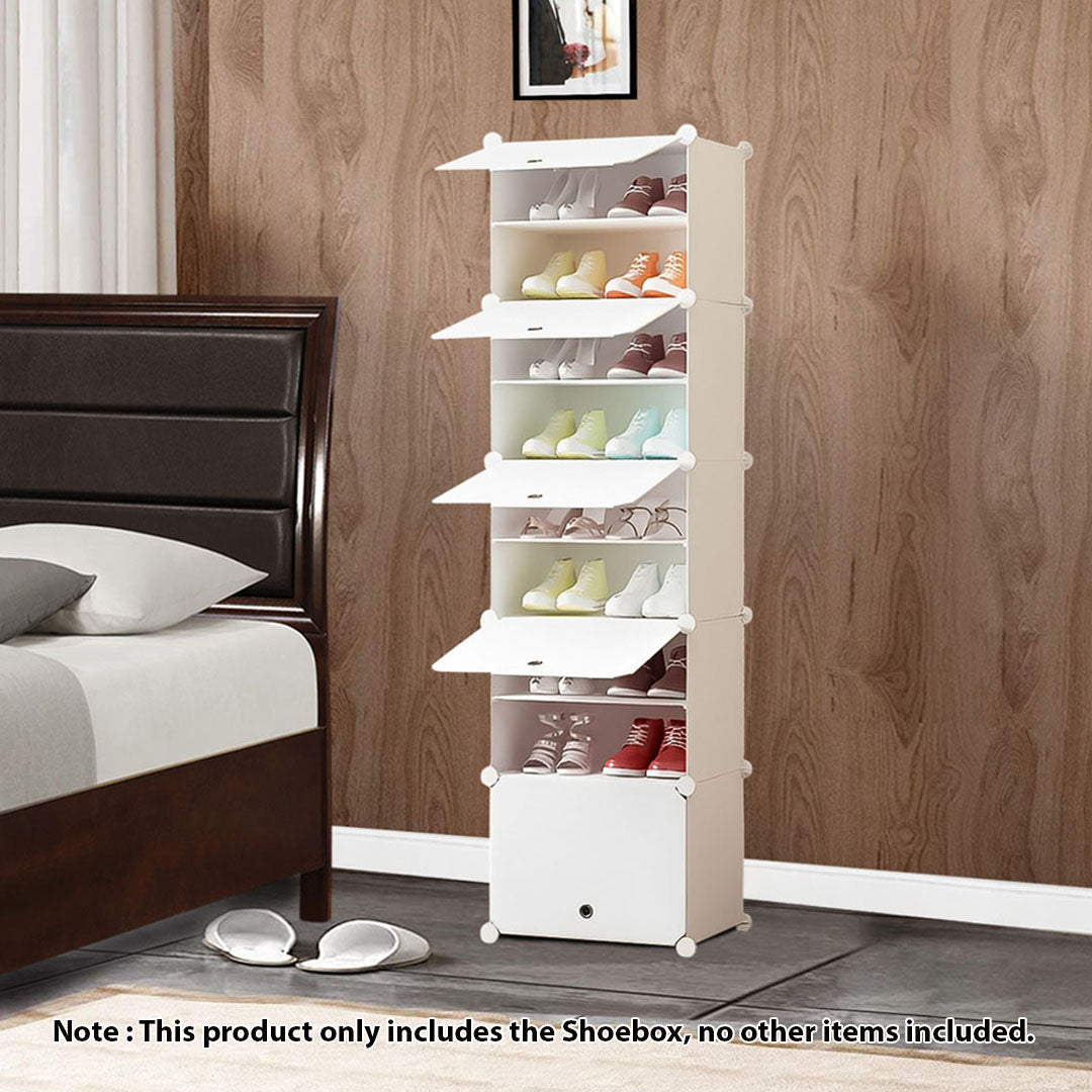 White Shoe Rack Organiser
