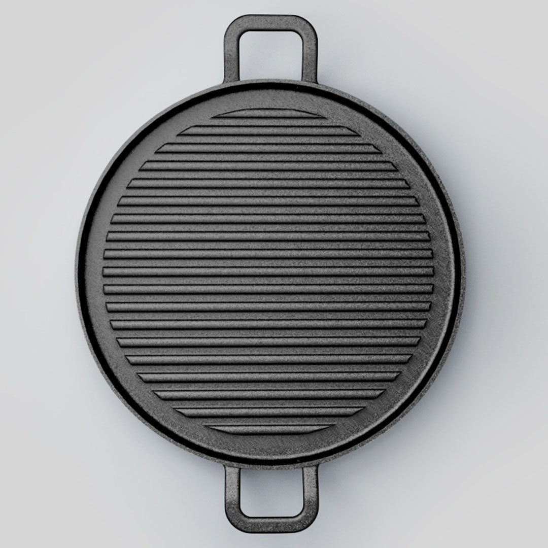 Ribbed Sizzle Pan