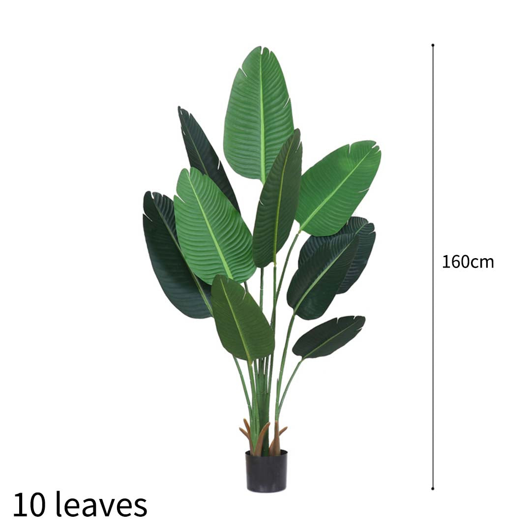 SOGA 4X 160cm Artificial Green Indoor Traveler Banana Fake Decoration Tree Flower Pot Plant