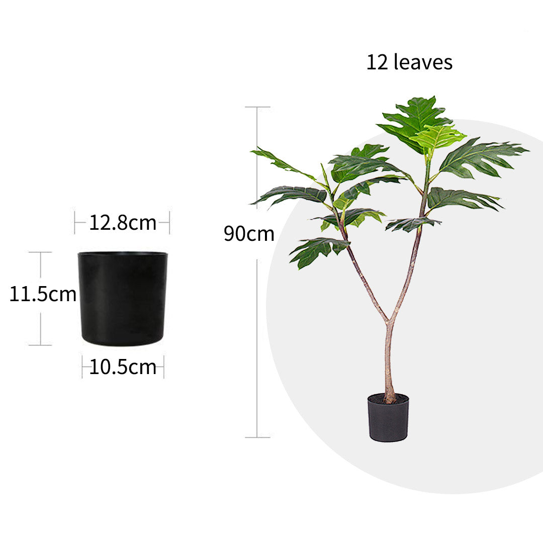 Artificial Natural Green Split-Leaf