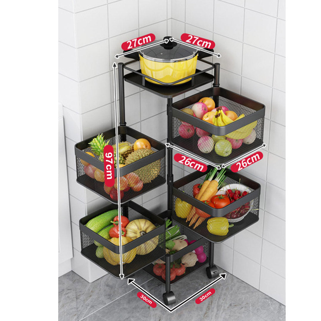 Kitchen Cart Organiser with Wheels