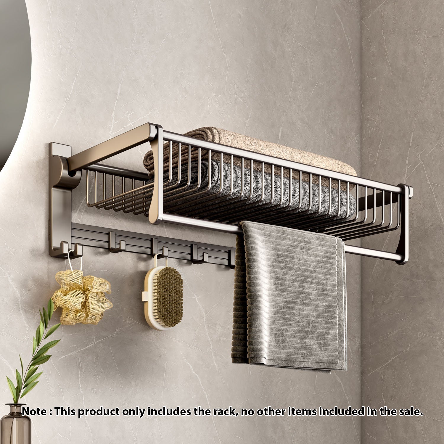 Wall-Mounted Towel Rack