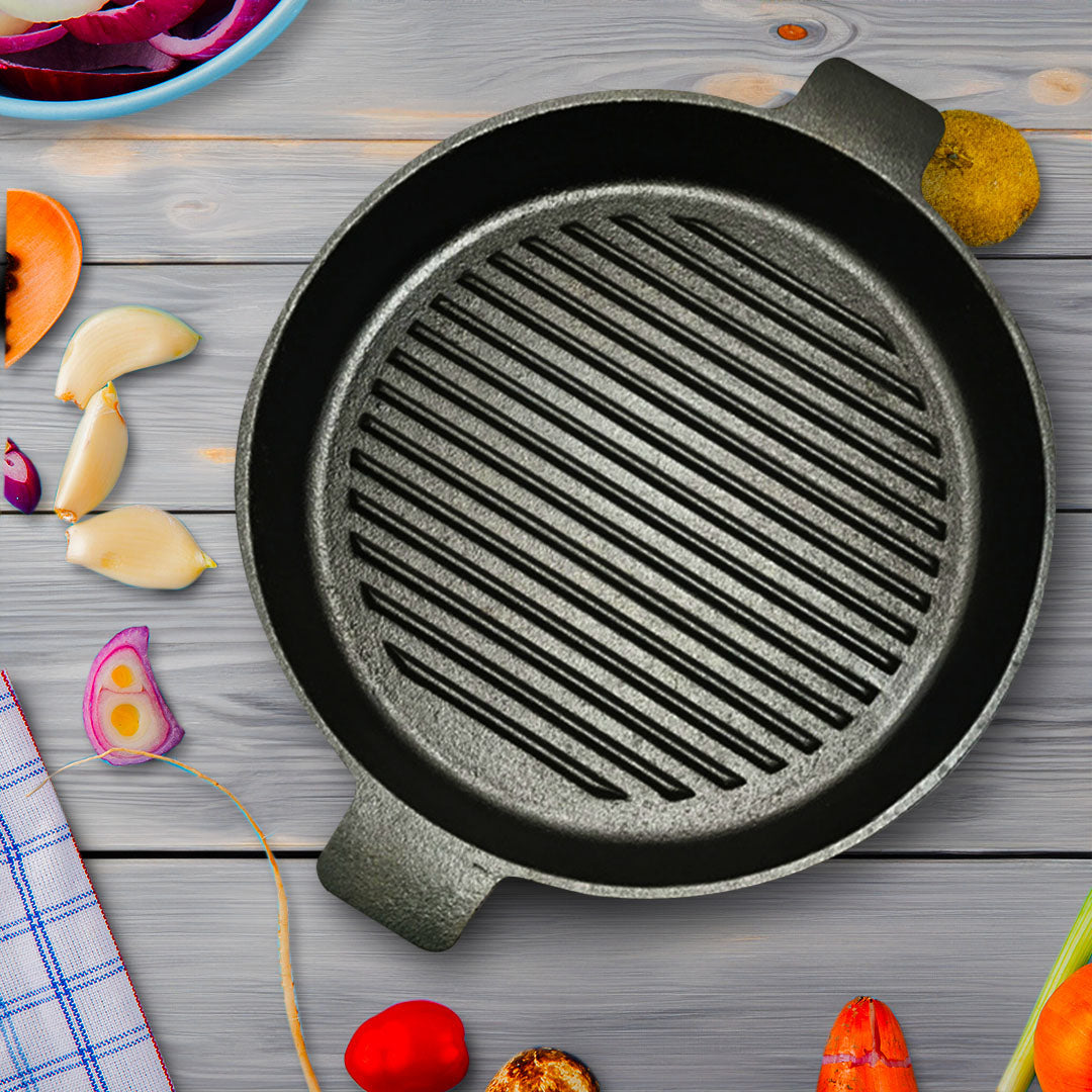 Sizzle Platter Frying Pan with Handle