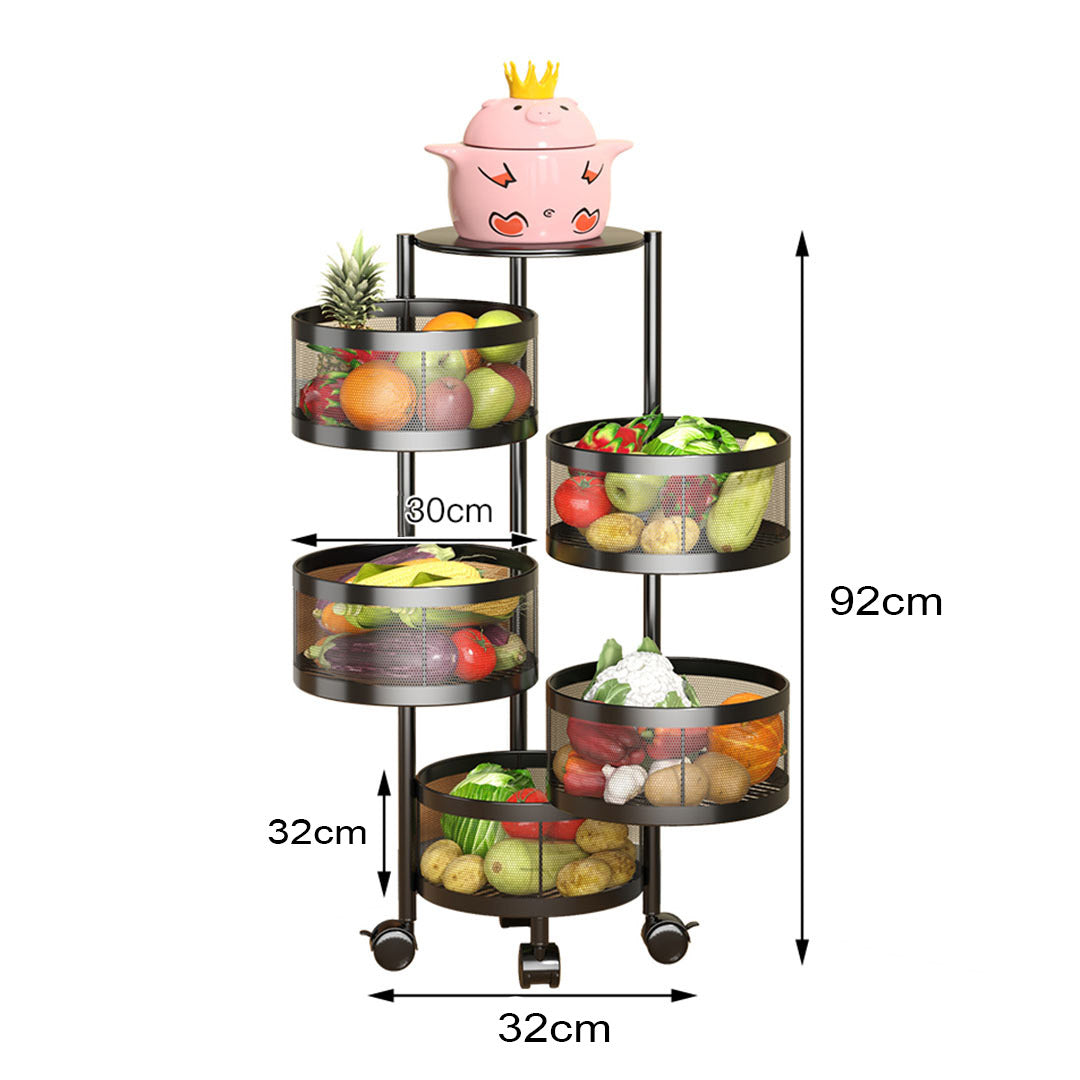 Kitchen Cart Organiser with Wheels