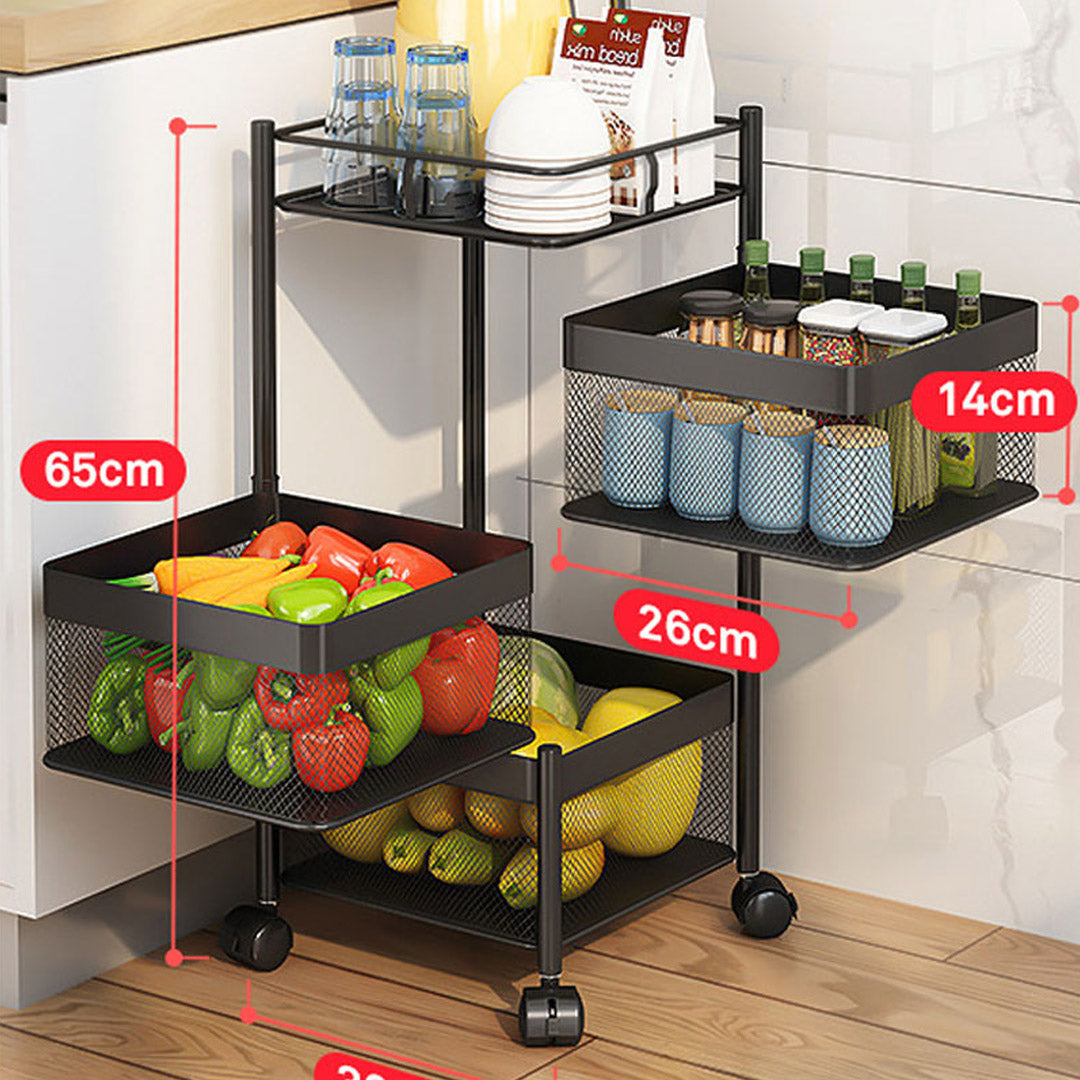 Kitchen Cart Organiser with Wheels