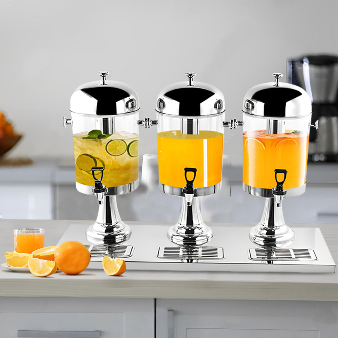 Triple Head Beverage Dispenser