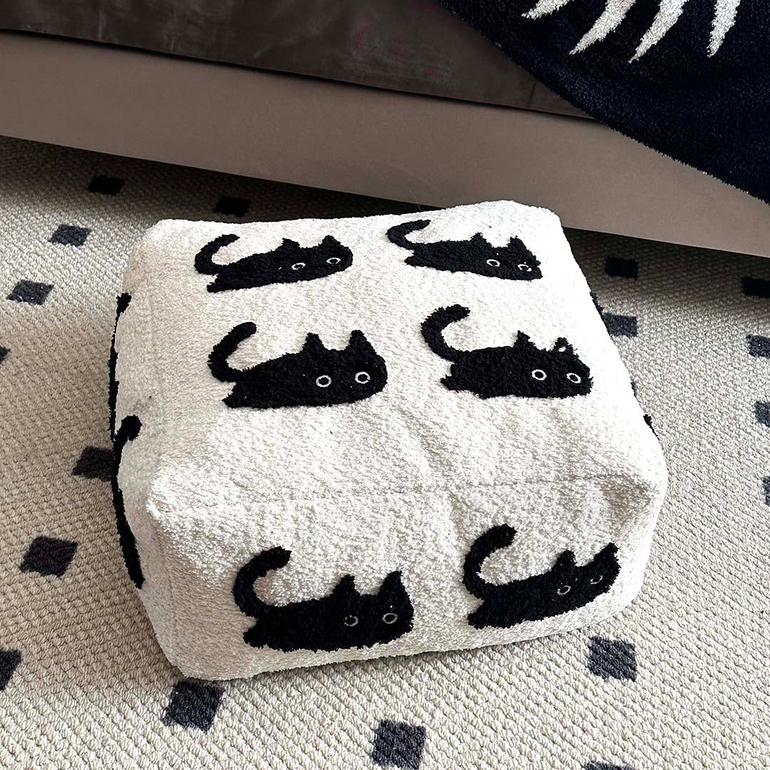 Animal Print Pouffe Cushion