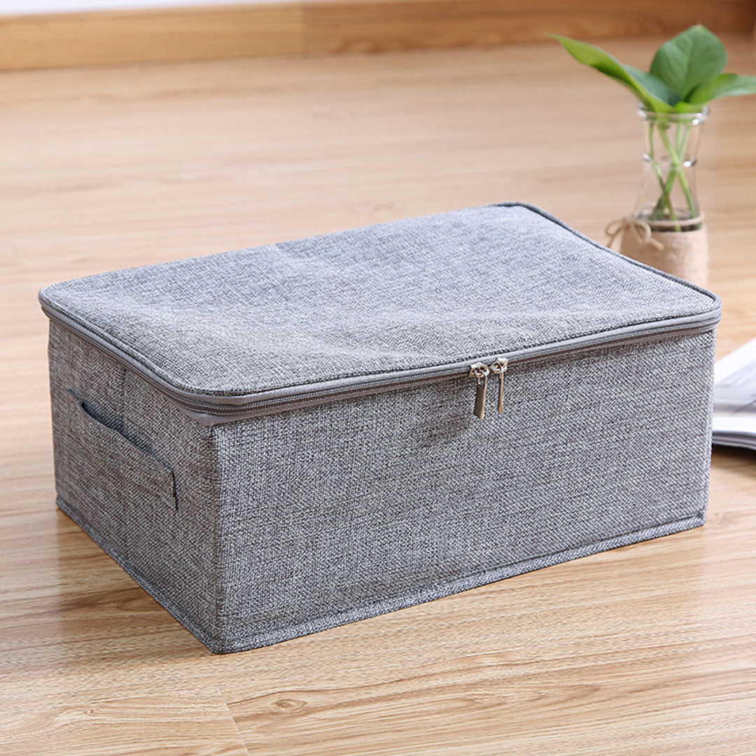 Portable Double Zipper Storage Box