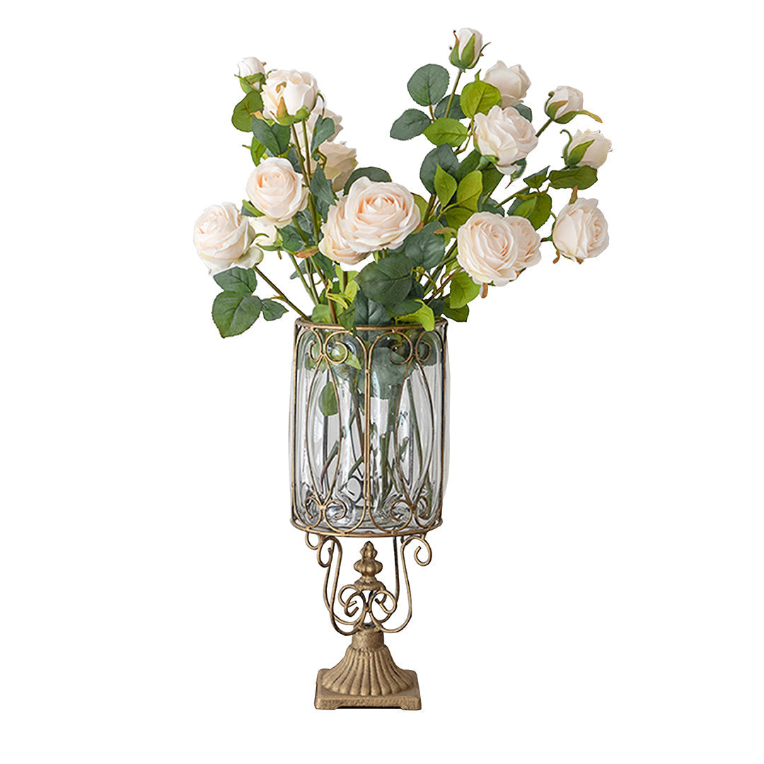 Clear Cylinder Flower Vase