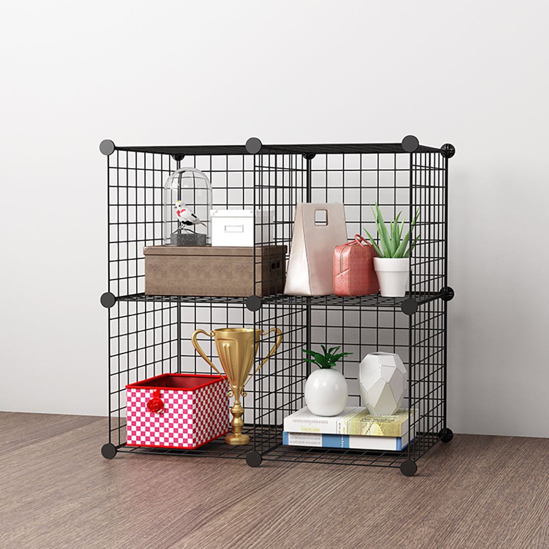 Black Portable Cube Storage Organiser