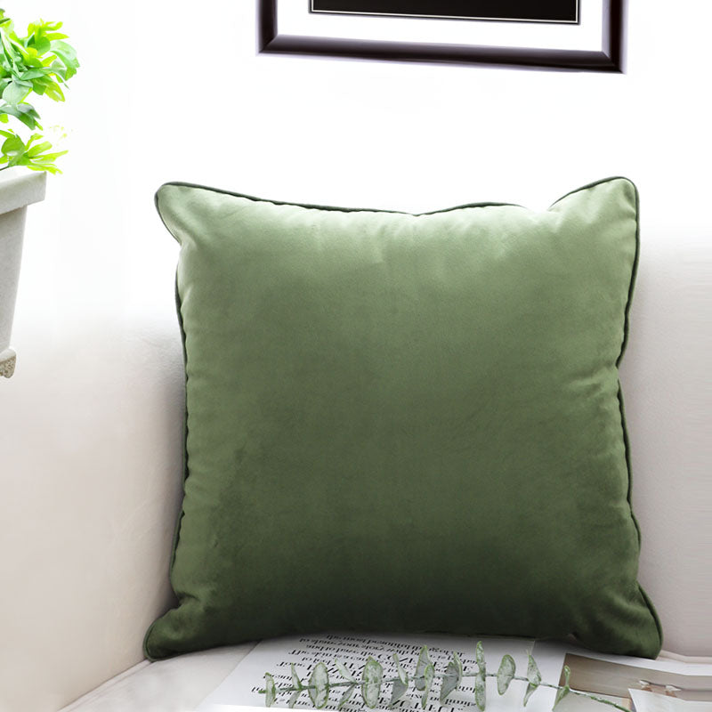 Green Foliage Pillow