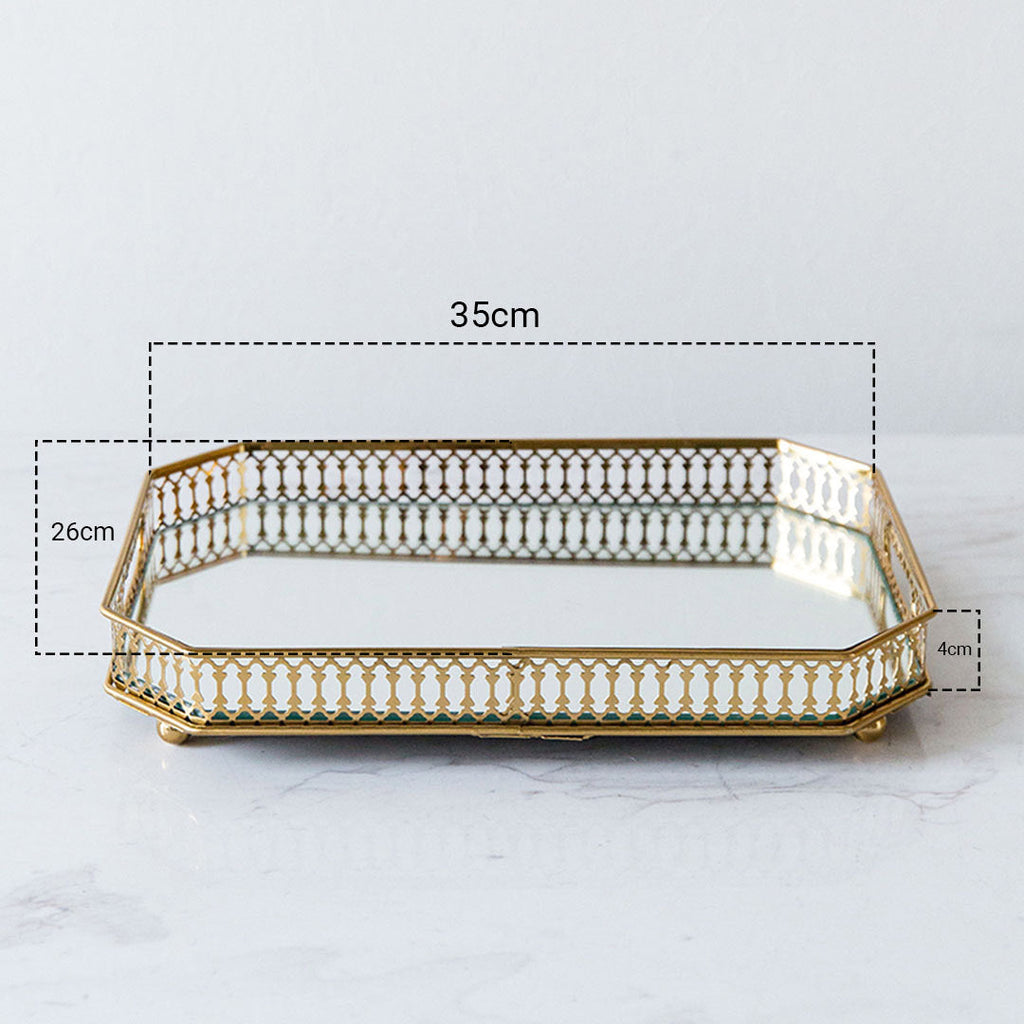 Gold Ornate Vanity Tray