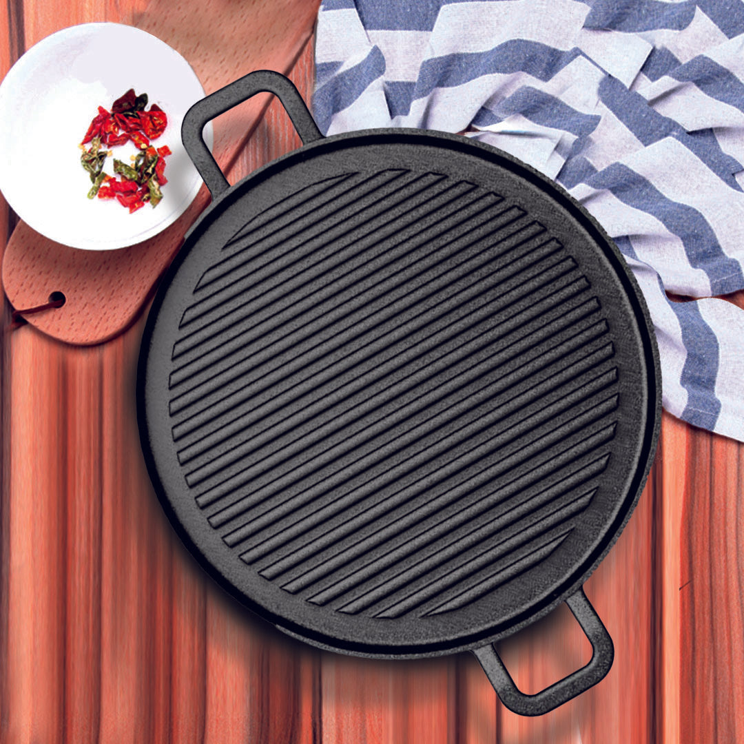 Ribbed Sizzle Pan