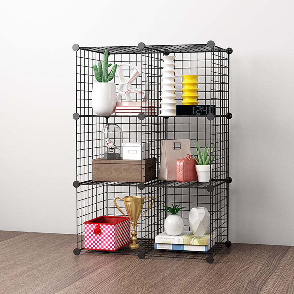 Black Portable Cube Storage Organiser