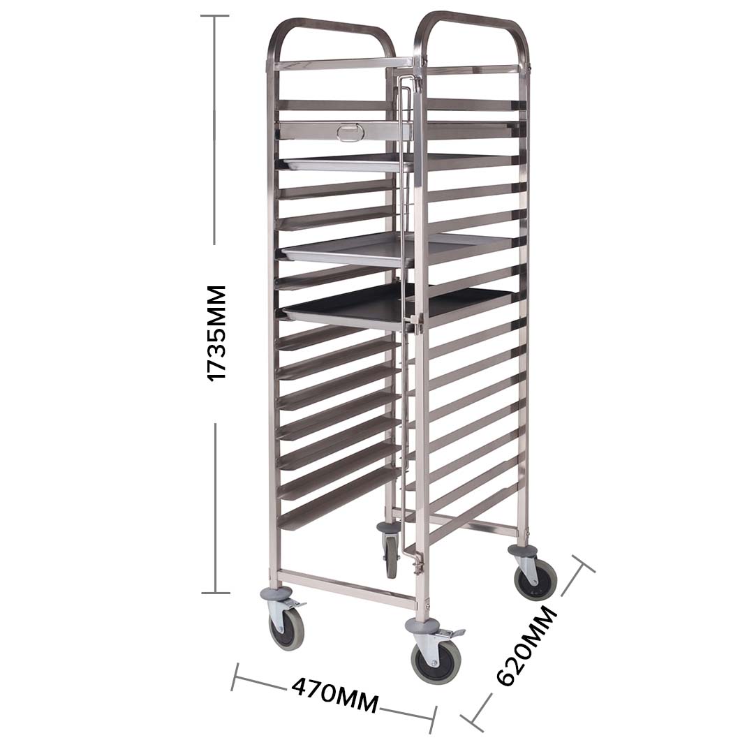 Gastronorm Racking Trolley