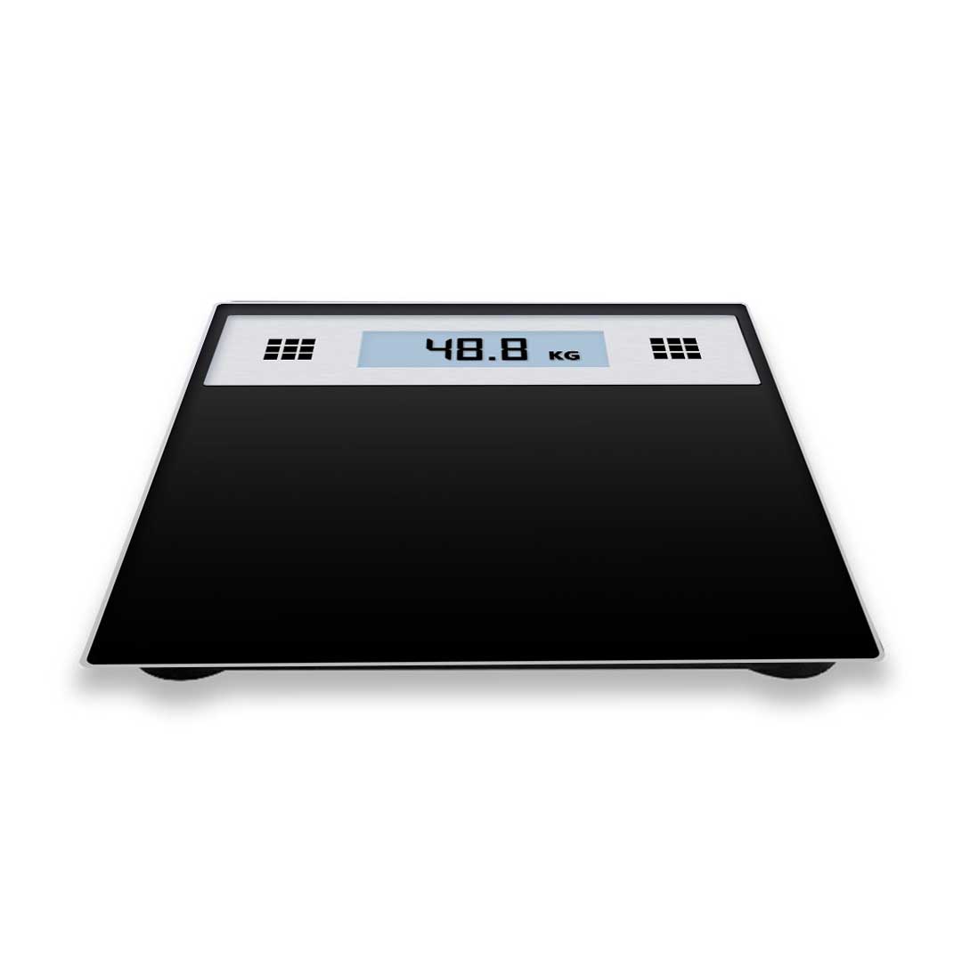 SOGA 180kg Electronic Talking Scale Weight Fitness Glass Bathroom Scale LCD Display Stainless