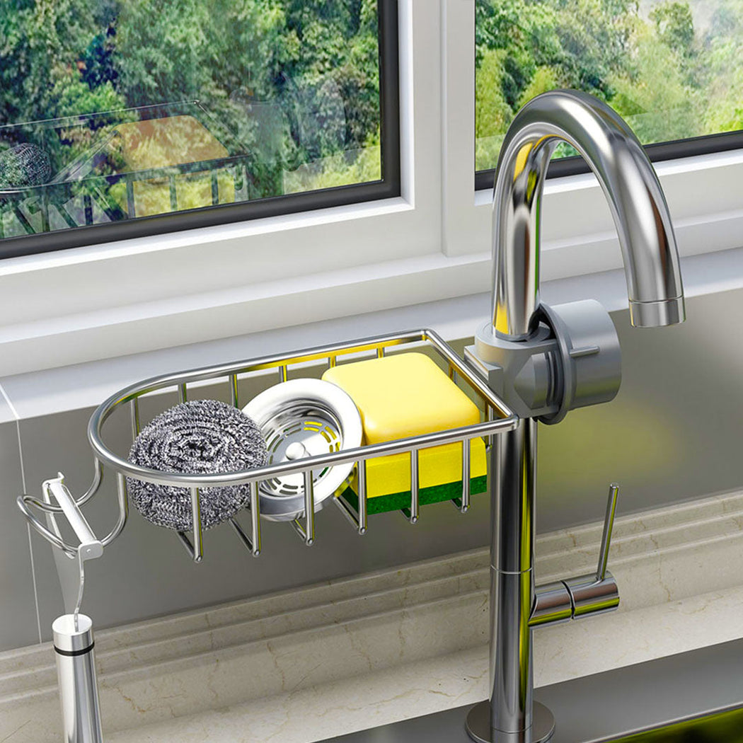 Kitchen Sink Storage Rack – Simple Mart Home Essentials