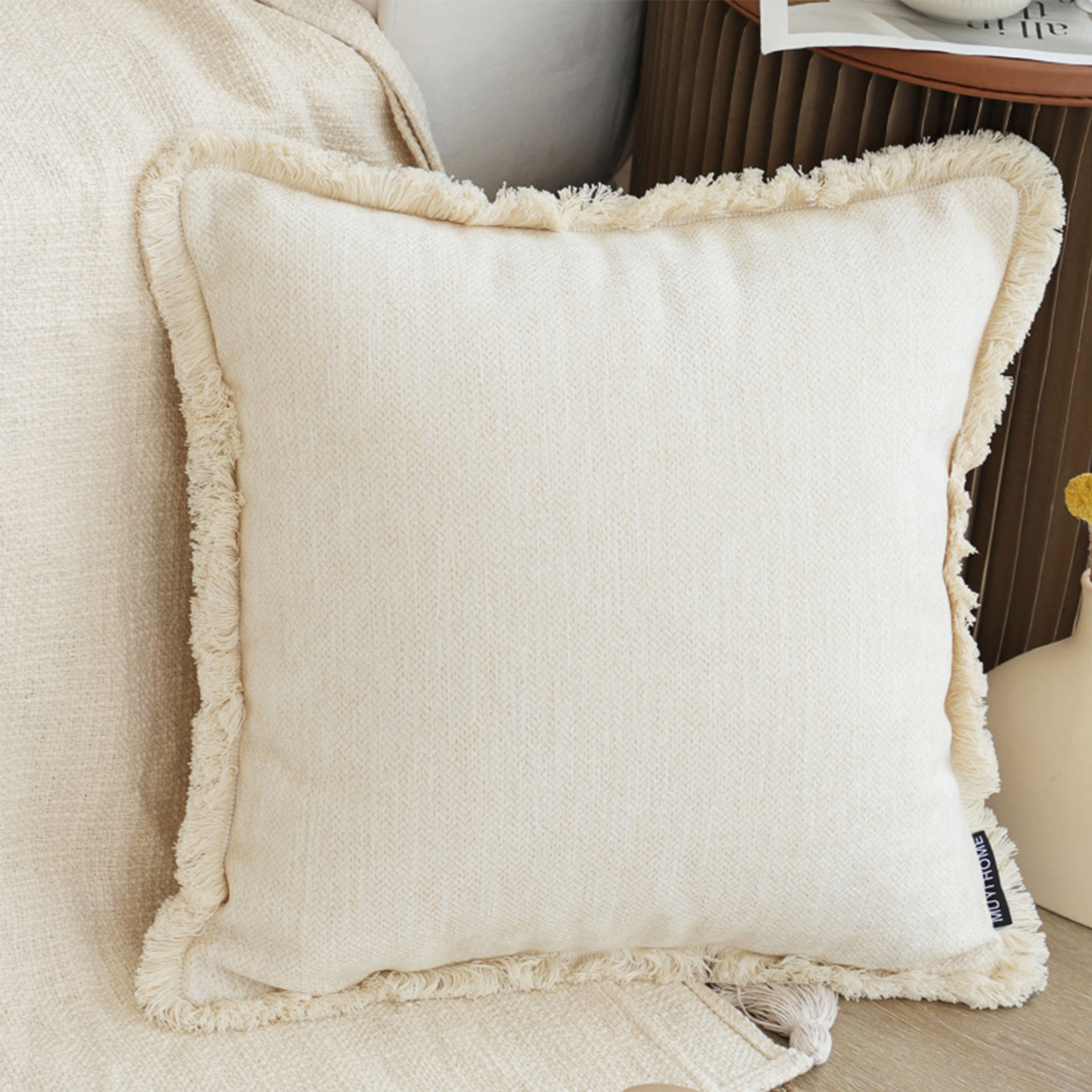 Chenille Texture Throw Pillow