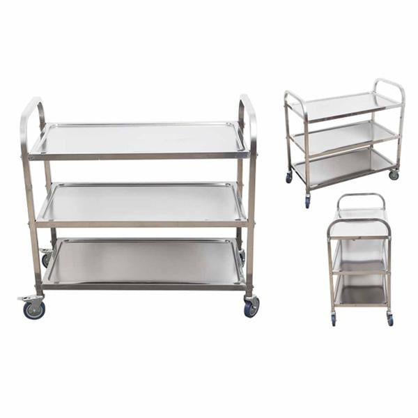 Stainless Steel Kitchen Food Cart