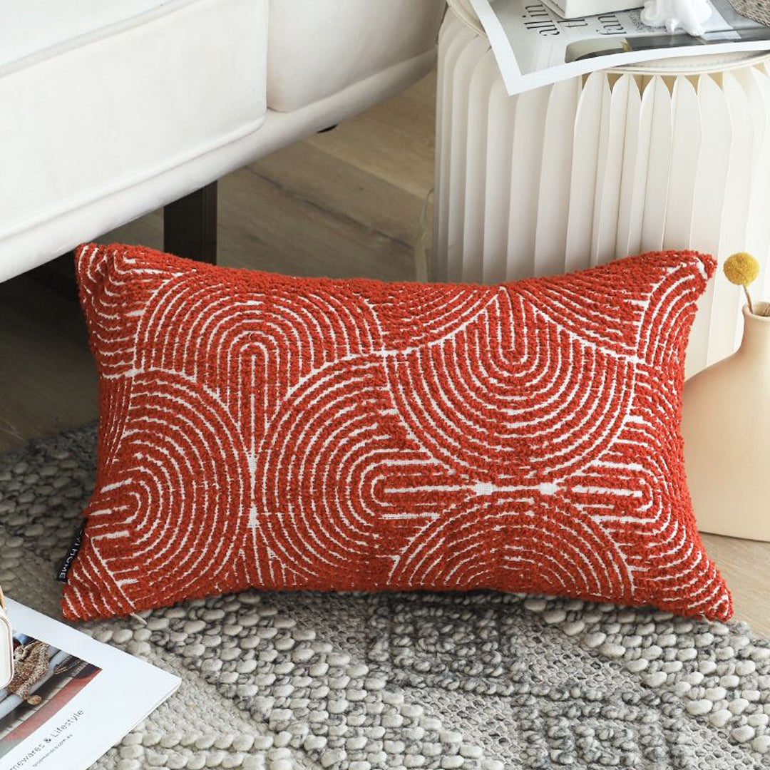 Raised Pattern Throw Pillow