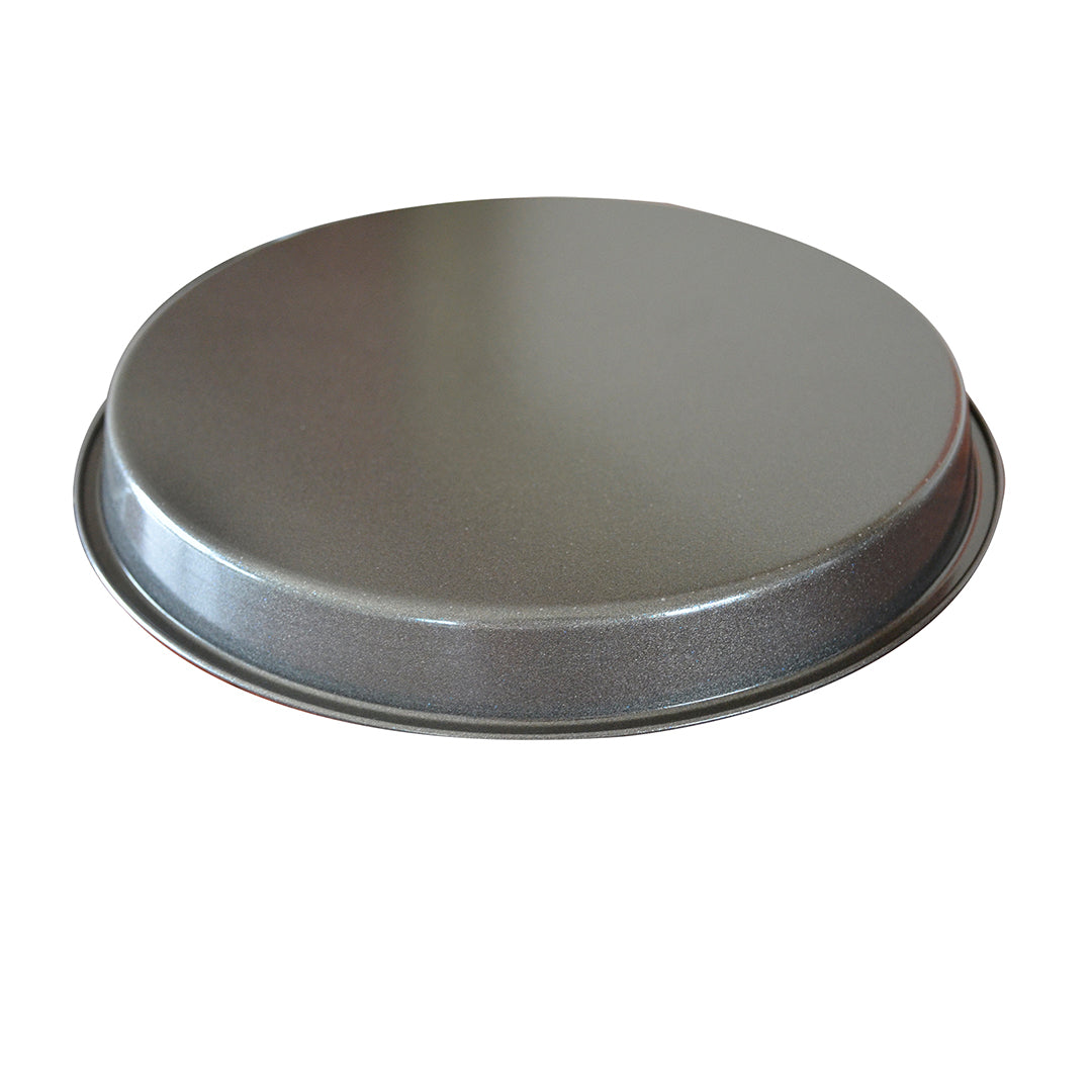 SOGA 2X 10-inch Round Black Steel Non-stick Pizza Tray Oven Baking Plate Pan