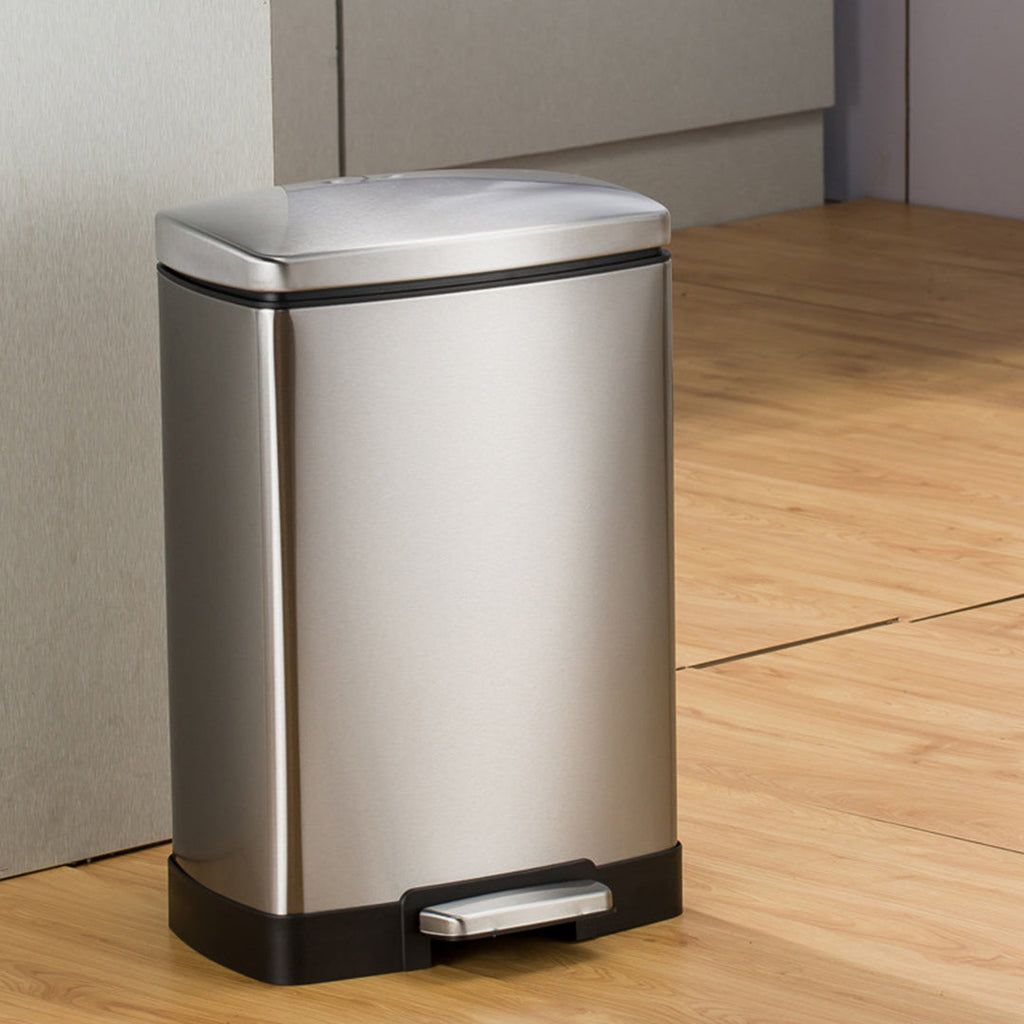 Stainless Steel Rubbish Bin 12L