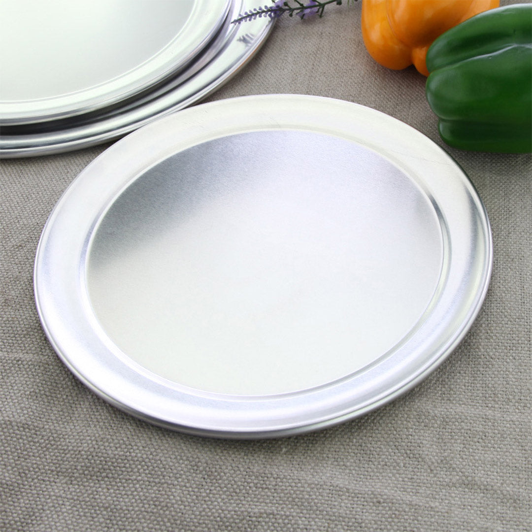 SOGA 10-inch Round Aluminum Steel Pizza Tray Home Oven Baking Plate Pan