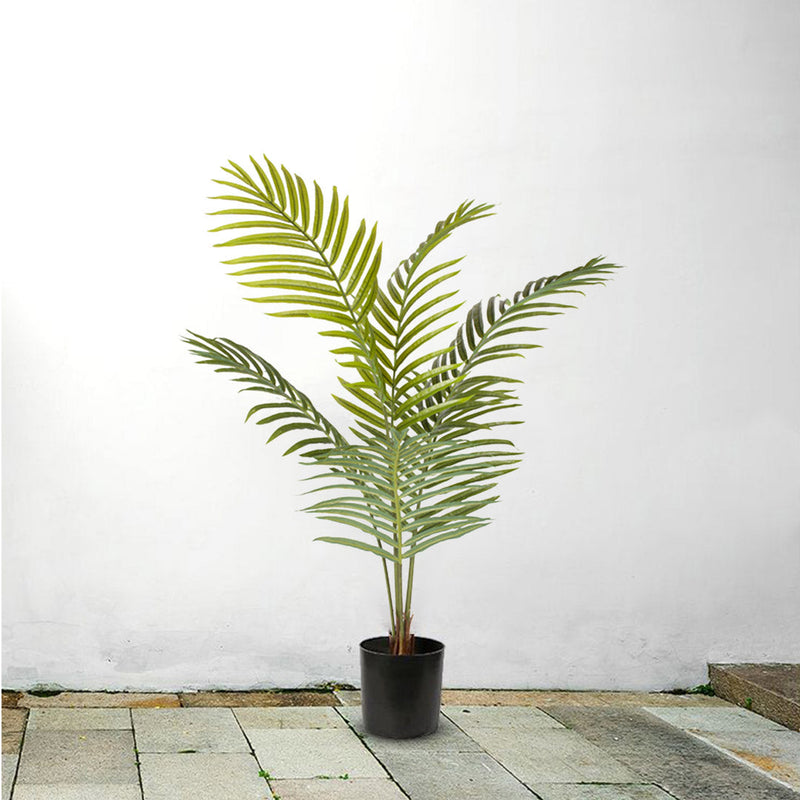 SOGA 4X 120cm Green Artificial Indoor Rogue Areca Palm Tree Fake Tropical Plant Home Office Decor