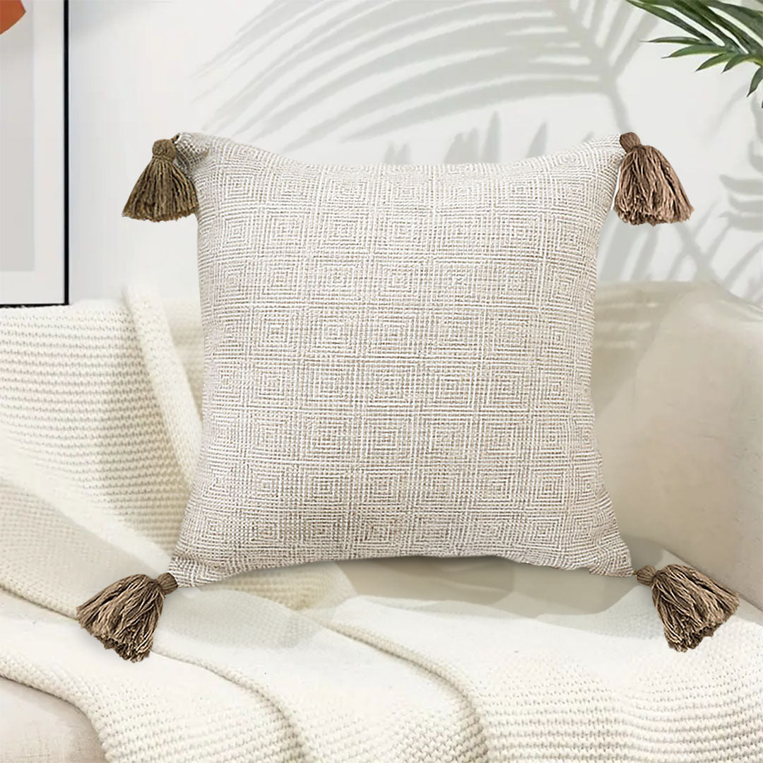 Rib Knit Throw Pillow