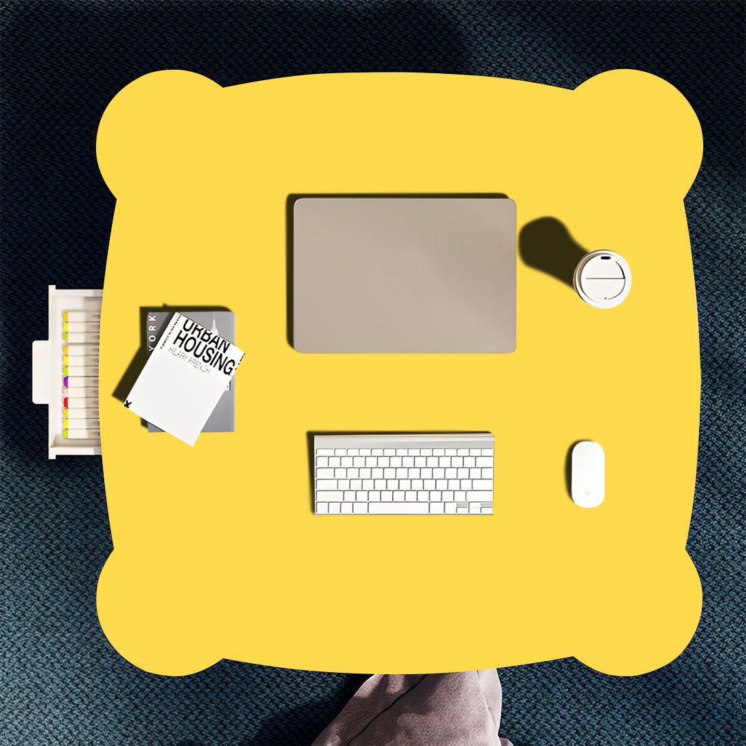 Yellow Minimalist Cat Ear Table