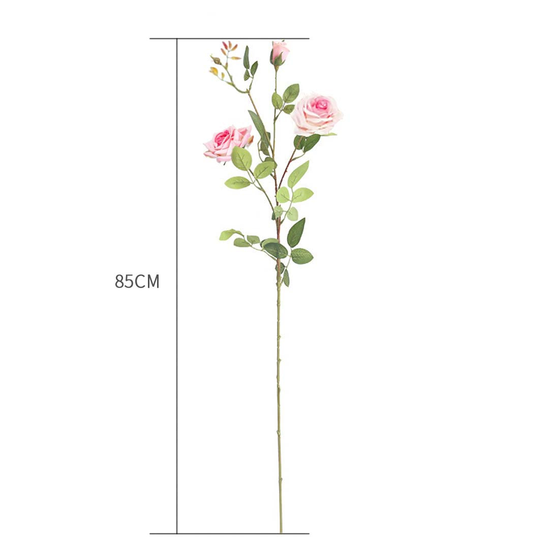Glass Vase With Artificial Flower