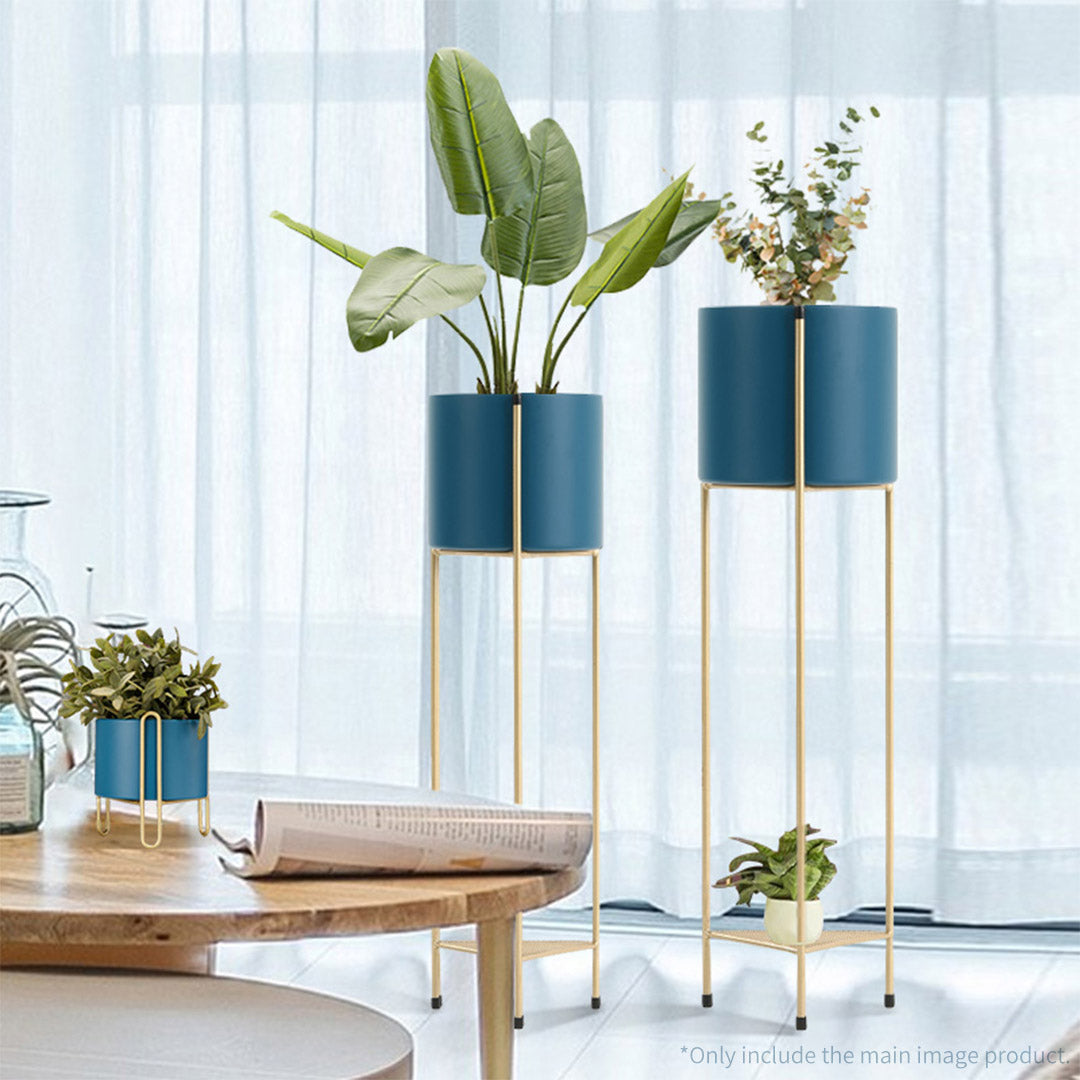 Blue Plant Stand