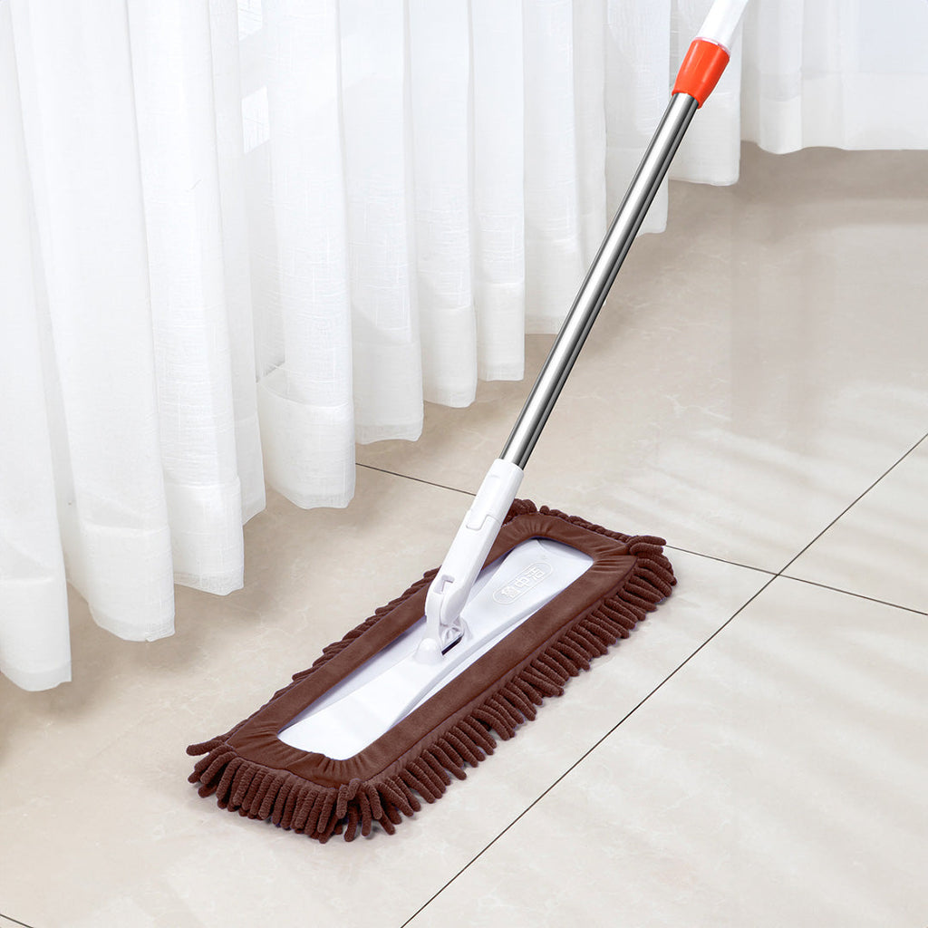 Coffee Microfiber Flat Mop (4 pcs)