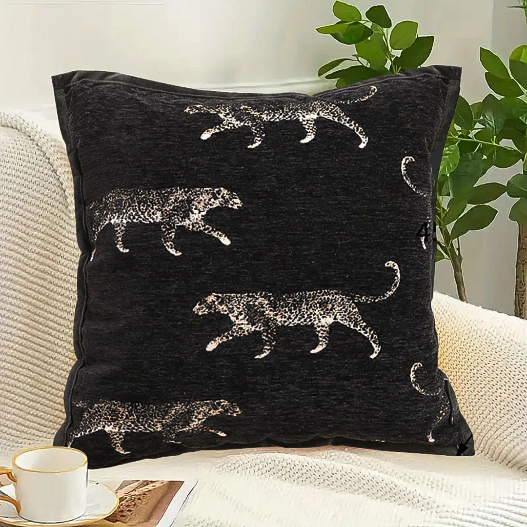 Leopard Print Throw Pillow