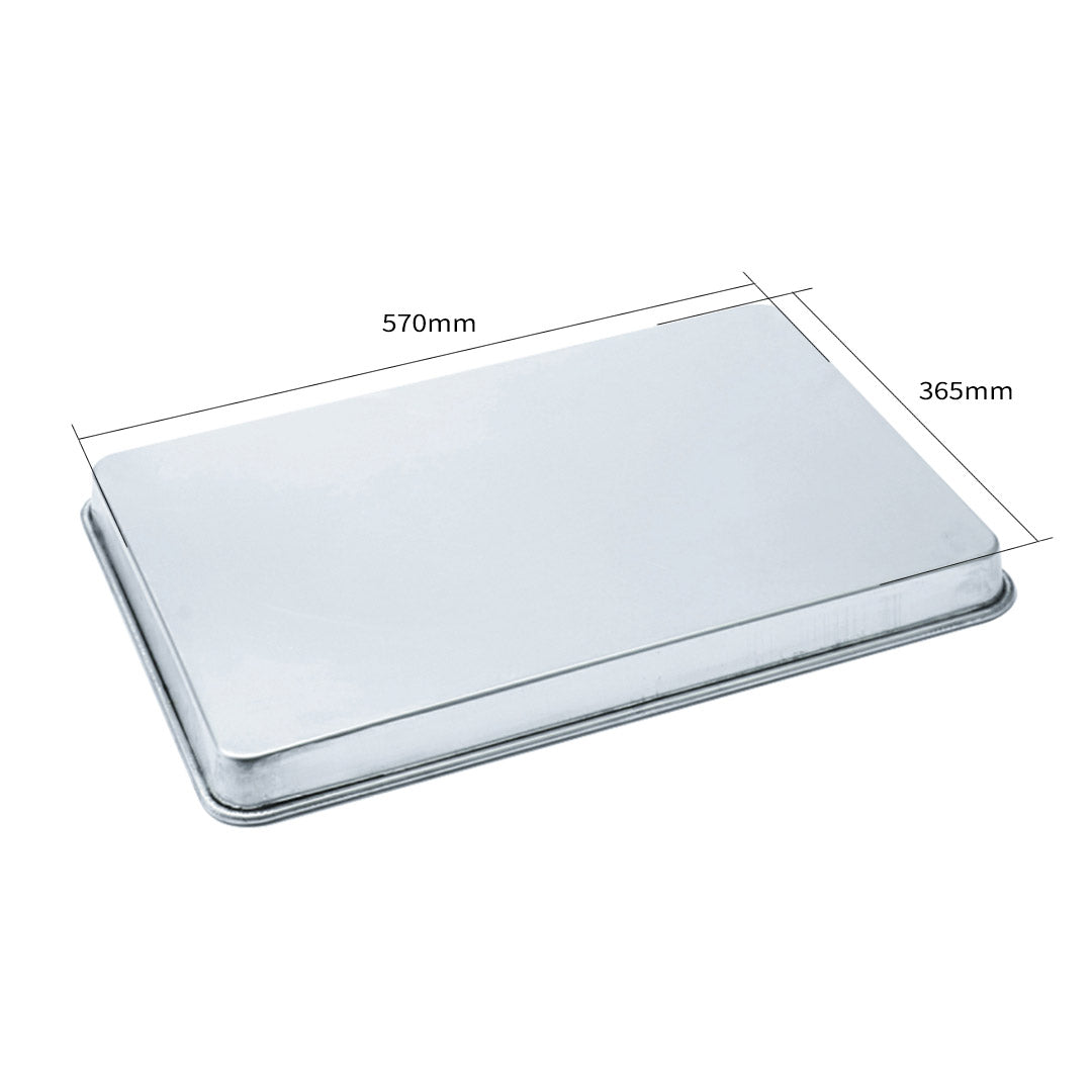 SOGA 10X Aluminium Oven Baking Pan Cooking Tray for Baker Gastronorm 60*40*5cm