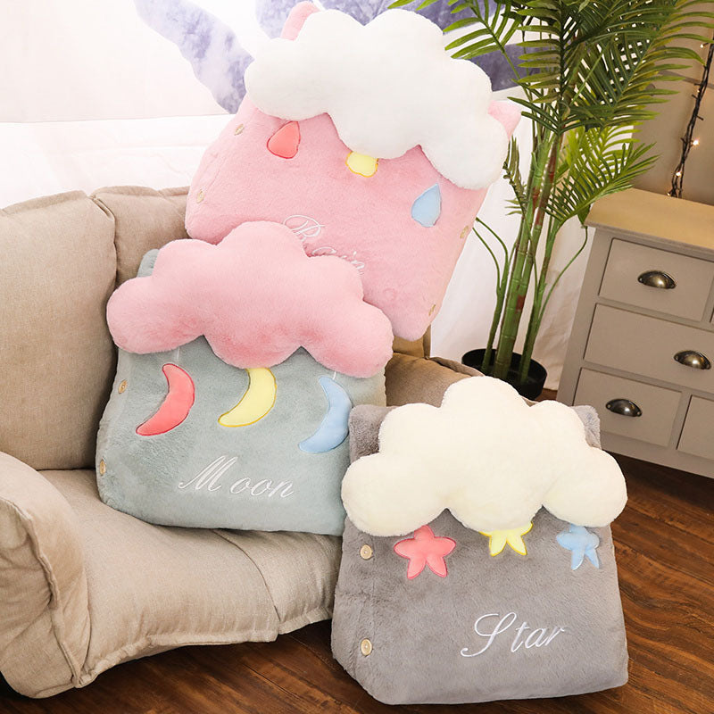 Cloud-Shaped Wedge Cushion