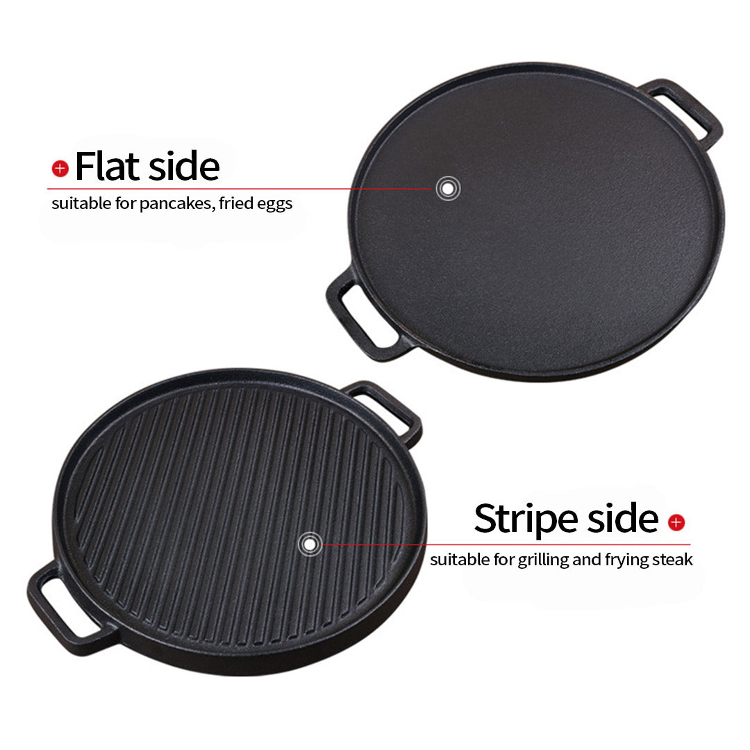 Ribbed Sizzle Pan