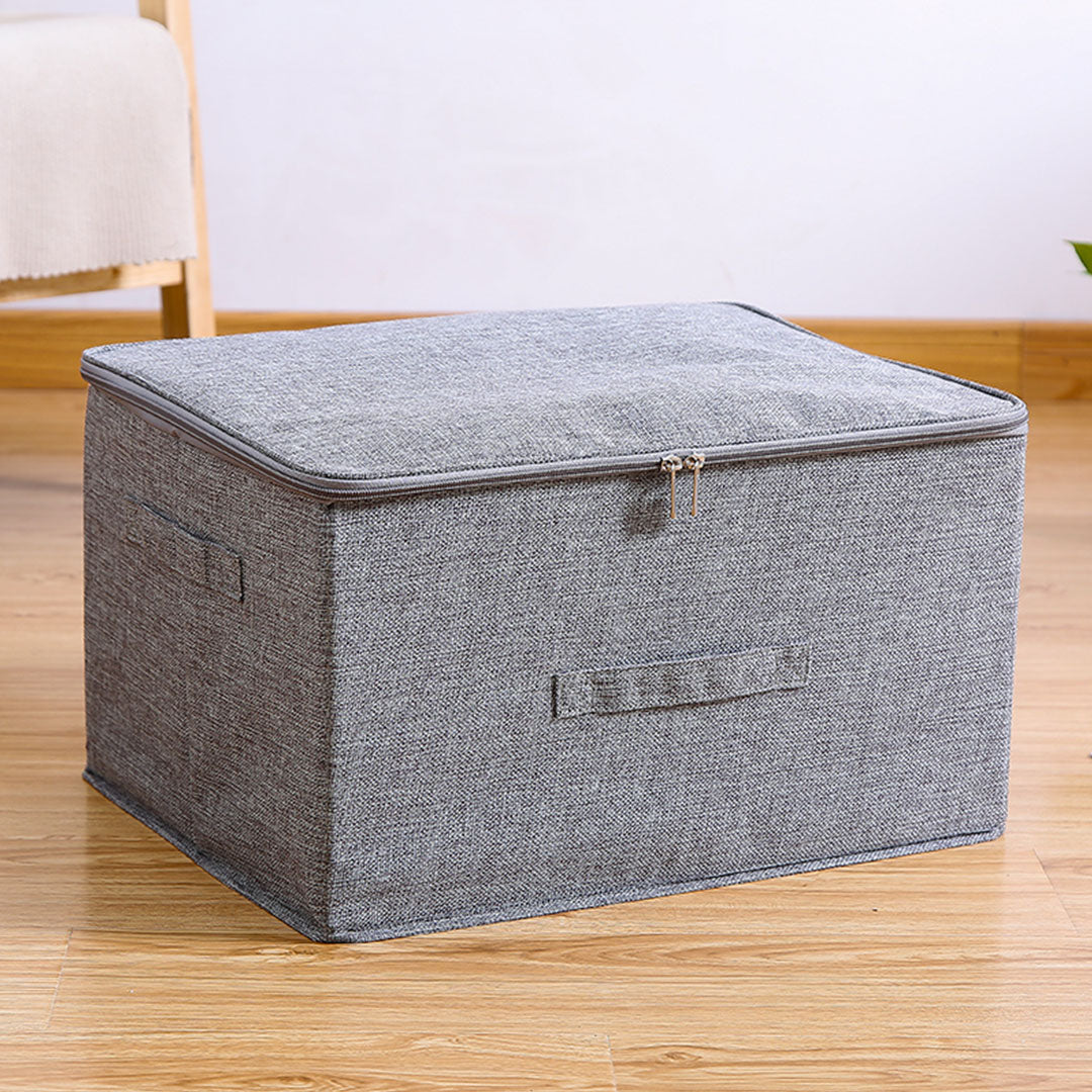 Portable Double Zipper Storage Box