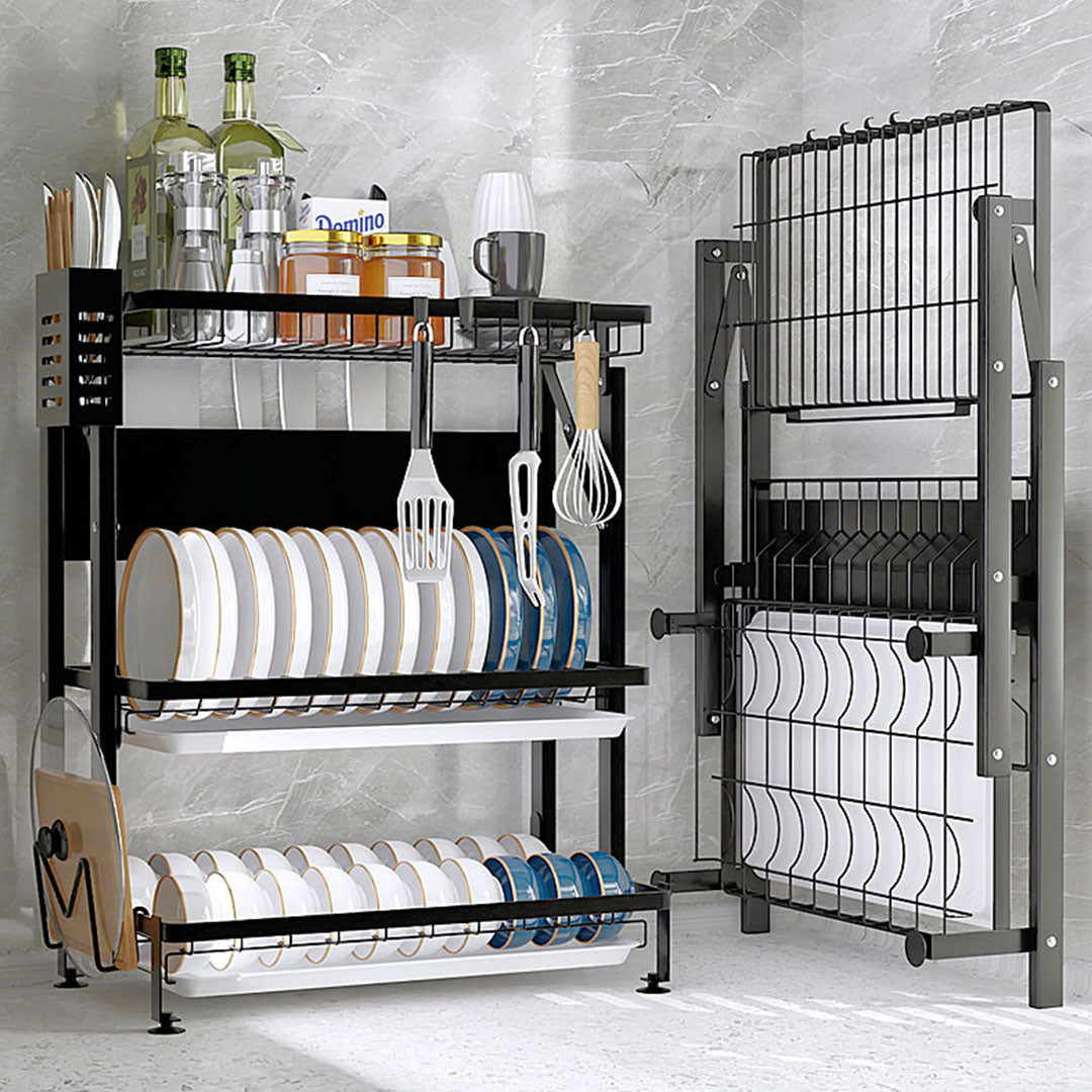 Steel Kitchen Dish Rack – Simple Mart Home Essentials